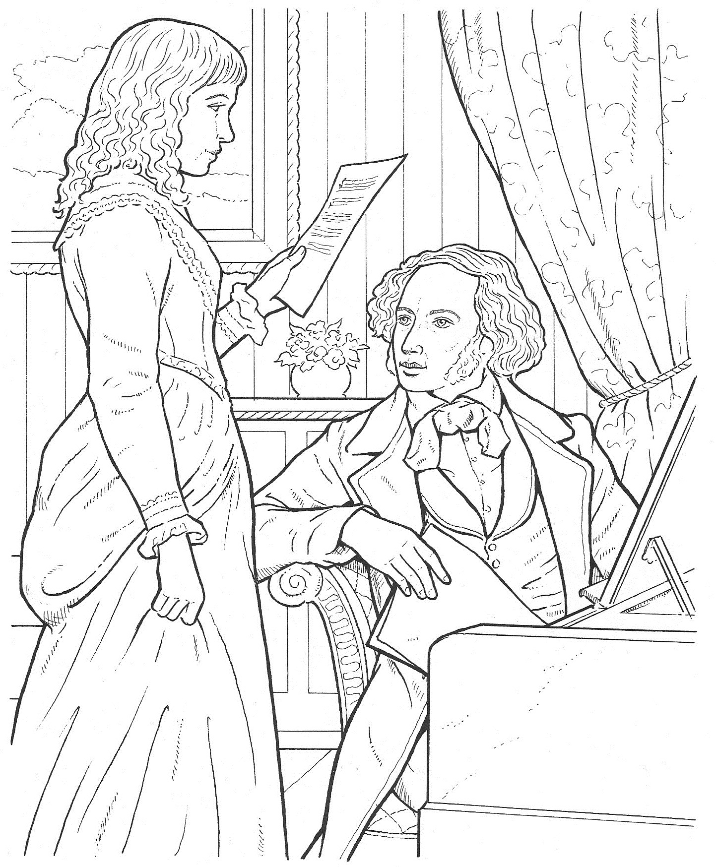 baby bach coloring pages - photo #30
